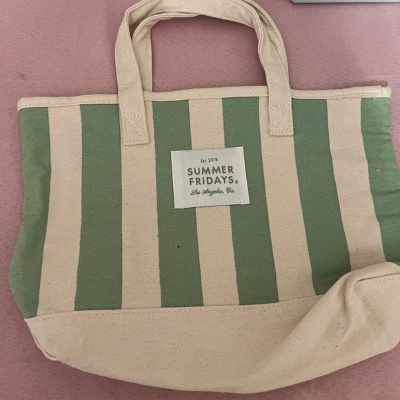 Summer Fridays Mini Mint Green Tote- Limited edition - Picture 2 of 3